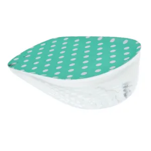 1 Pair Silica Gel Heel Pad Height Increase Shoes Inserts 2.5cm Green White