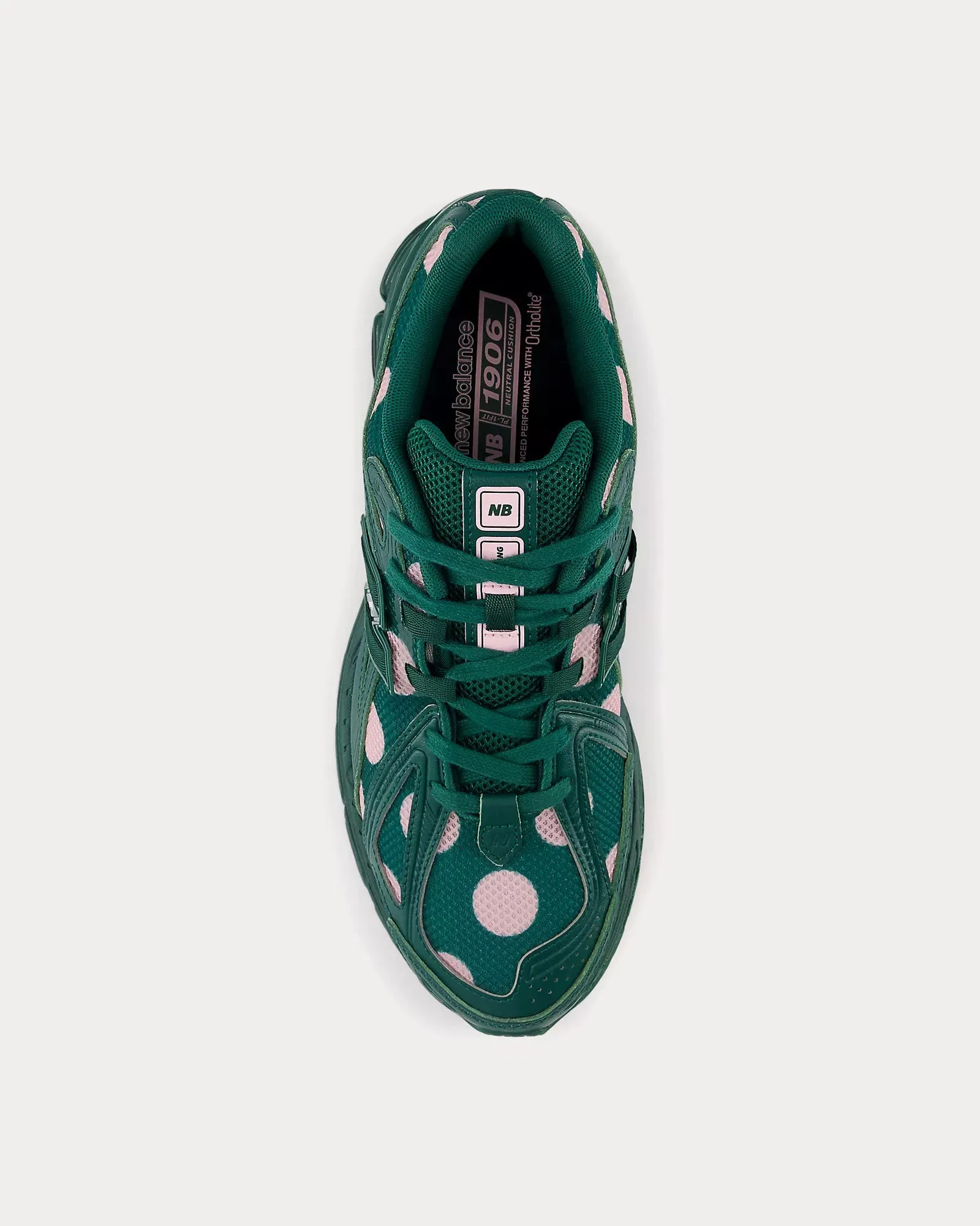 1906r Marsh Green / Mid Century Pink Low Top Sneakers