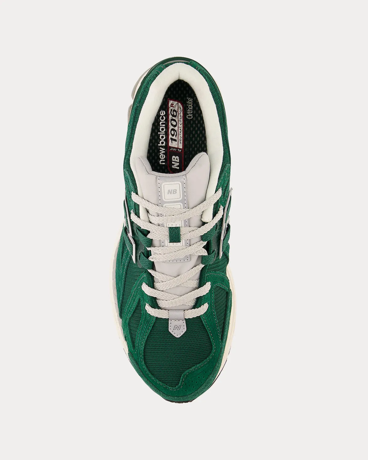 1906R Nightwatch Green / Silver Metallic / Brighton Grey Low Top Sneakers