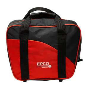 2 SMALL BALLS/SHOES NYLON BOWLING BAG - RED/BLACK