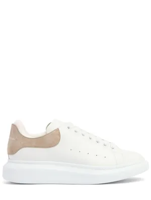 Alexander McQueen   45mm Oversized leather sneakers 