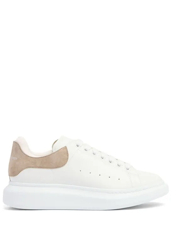 Alexander McQueen   45mm Oversized leather sneakers 
