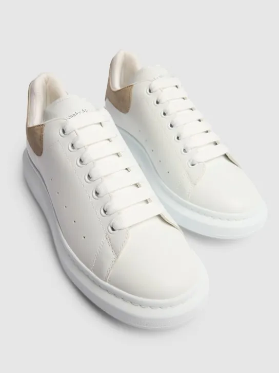 Alexander McQueen   45mm Oversized leather sneakers 