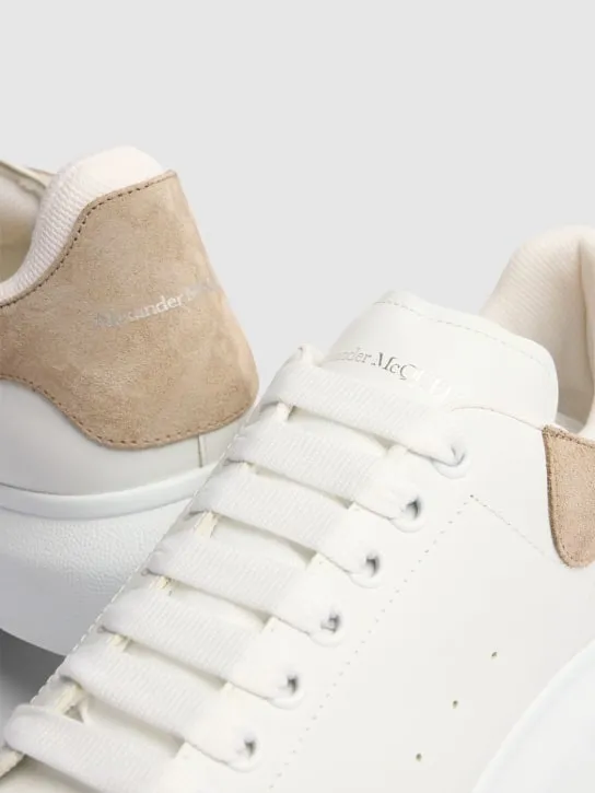 Alexander McQueen   45mm Oversized leather sneakers 