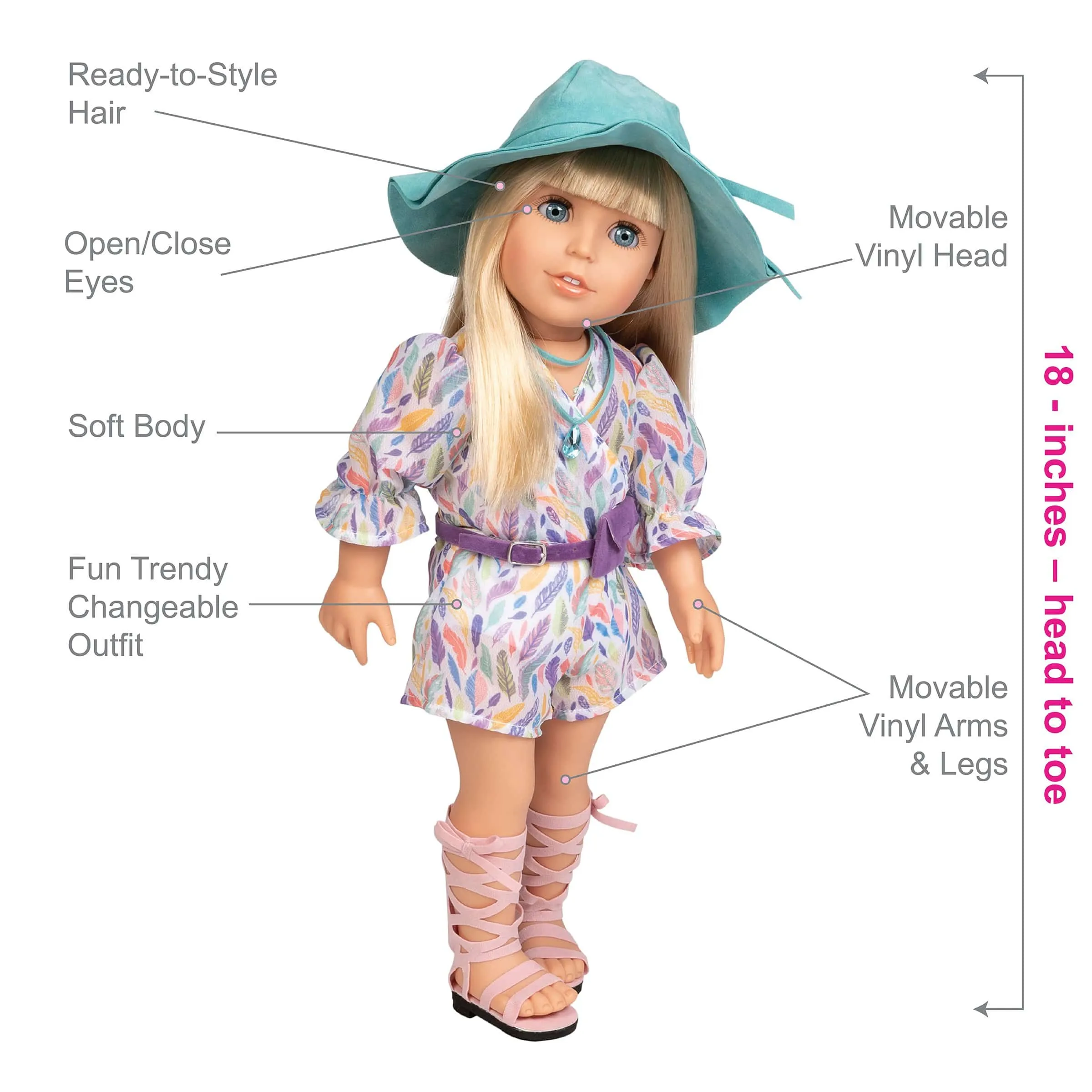 Amazing Girls 18 inch Doll Claire (Amazon Exclusive)
