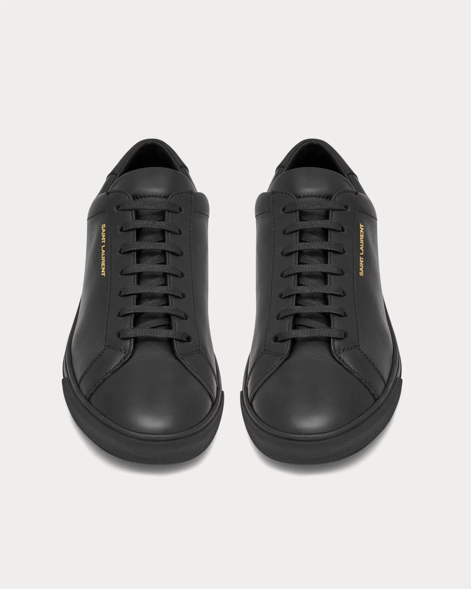 Andy Leather Black Low Top Sneakers
