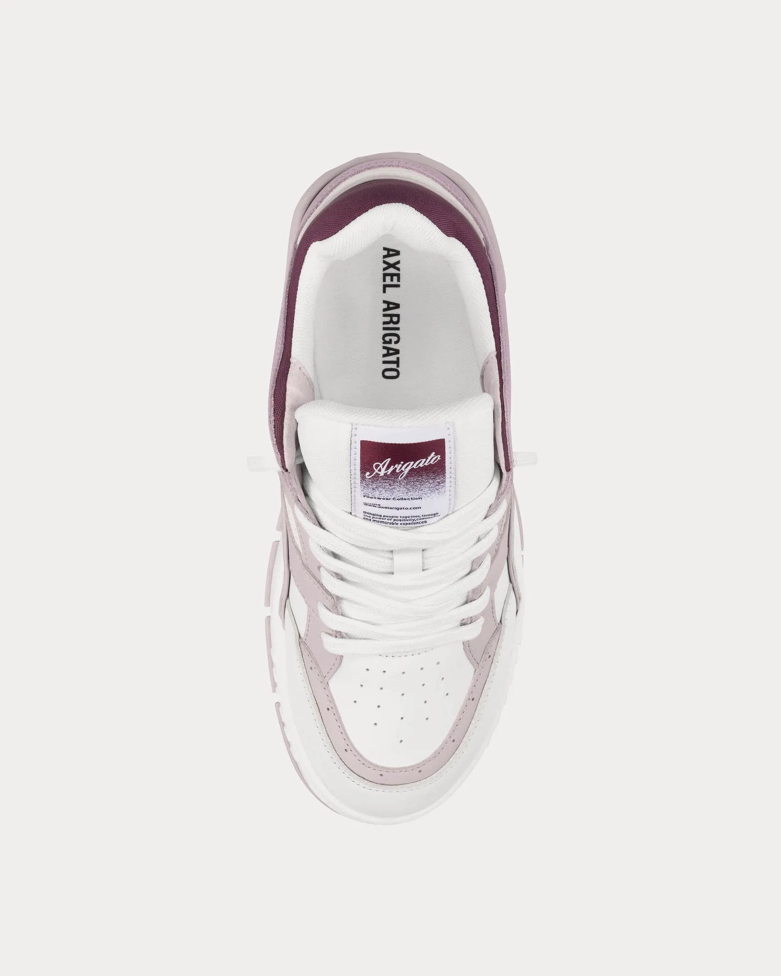 Area Lo Off White / Lilac Low Top Sneakers
