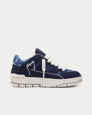 Area Lo Woven Dark Blue / Blue Low Top Sneakers