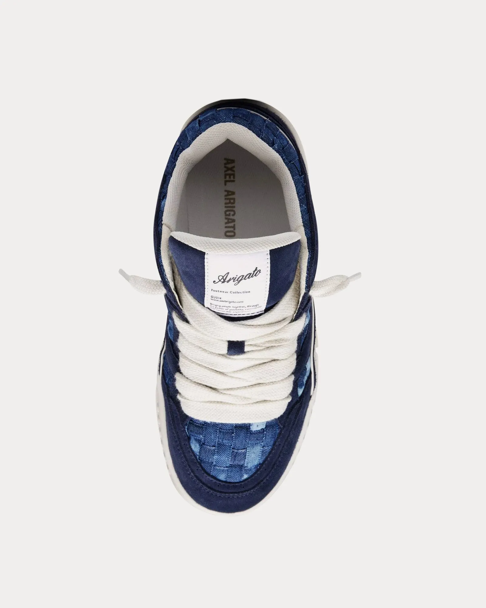 Area Lo Woven Dark Blue / Blue Low Top Sneakers