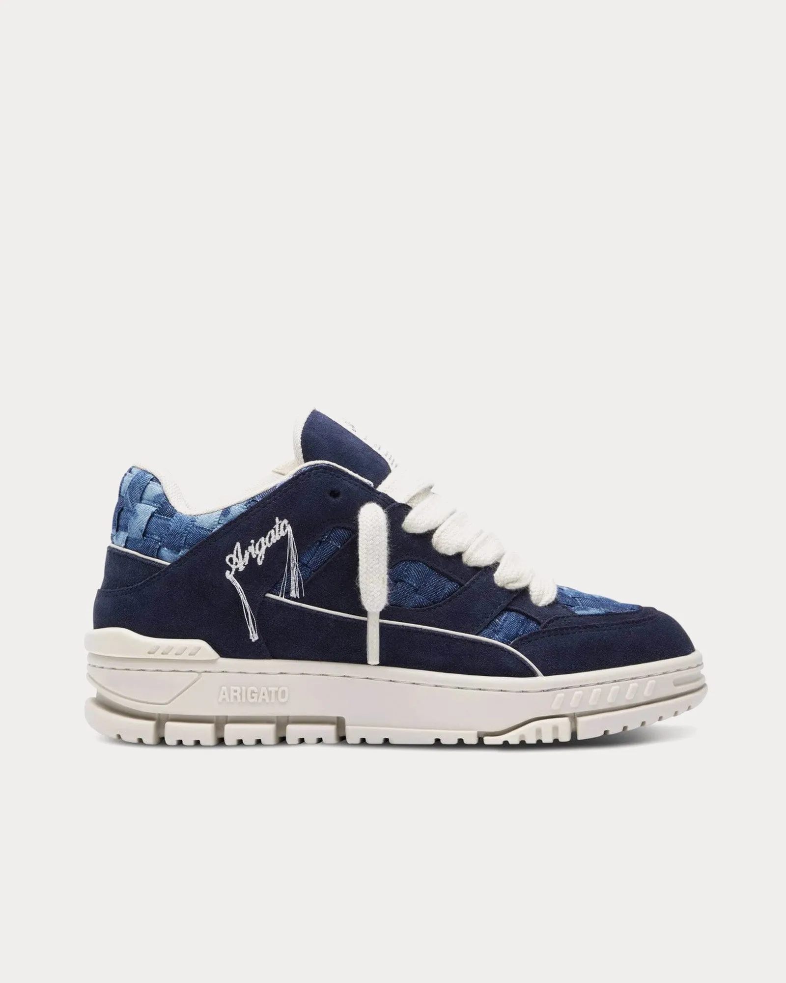 Area Lo Woven Dark Blue / Blue Low Top Sneakers