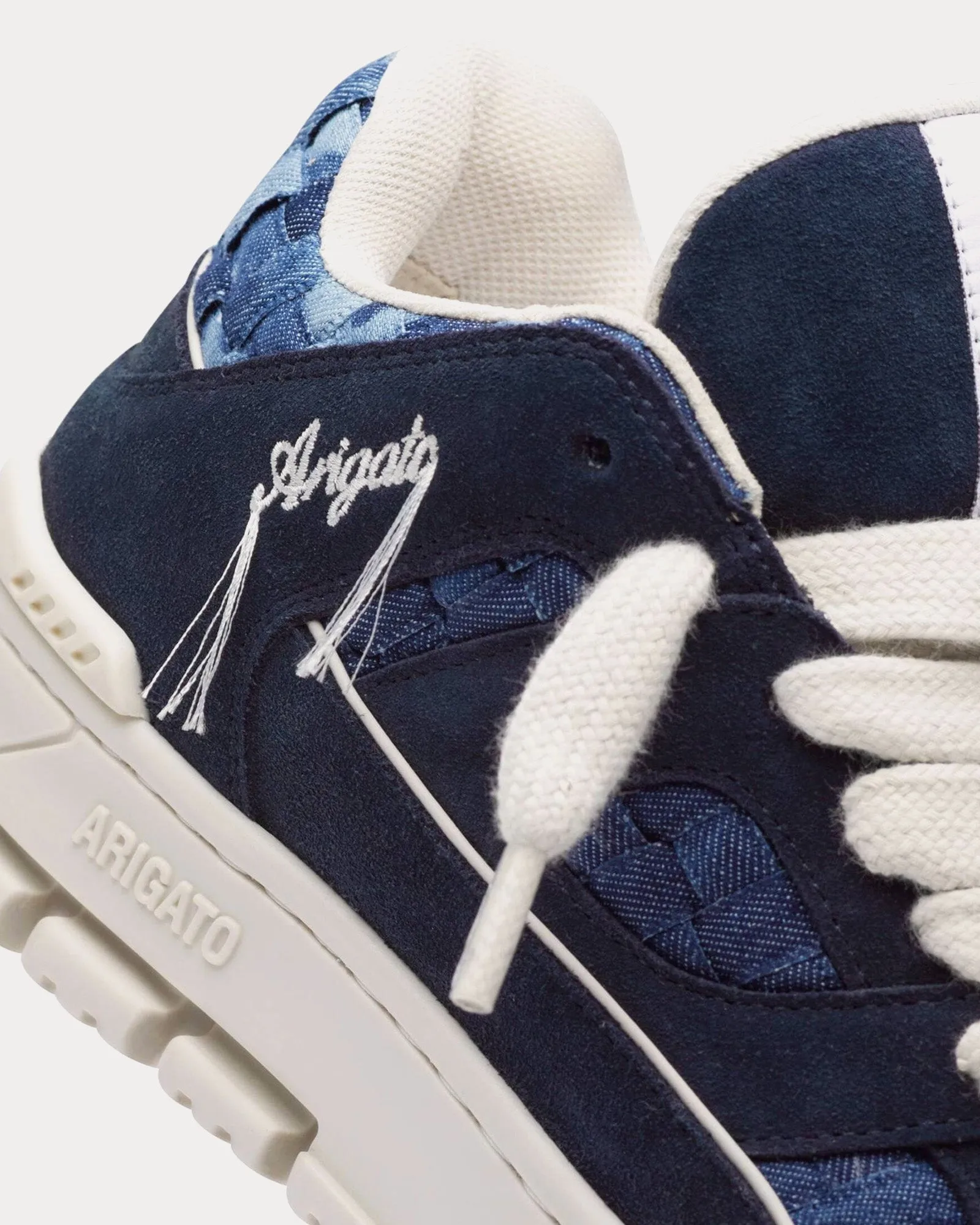 Area Lo Woven Dark Blue / Blue Low Top Sneakers