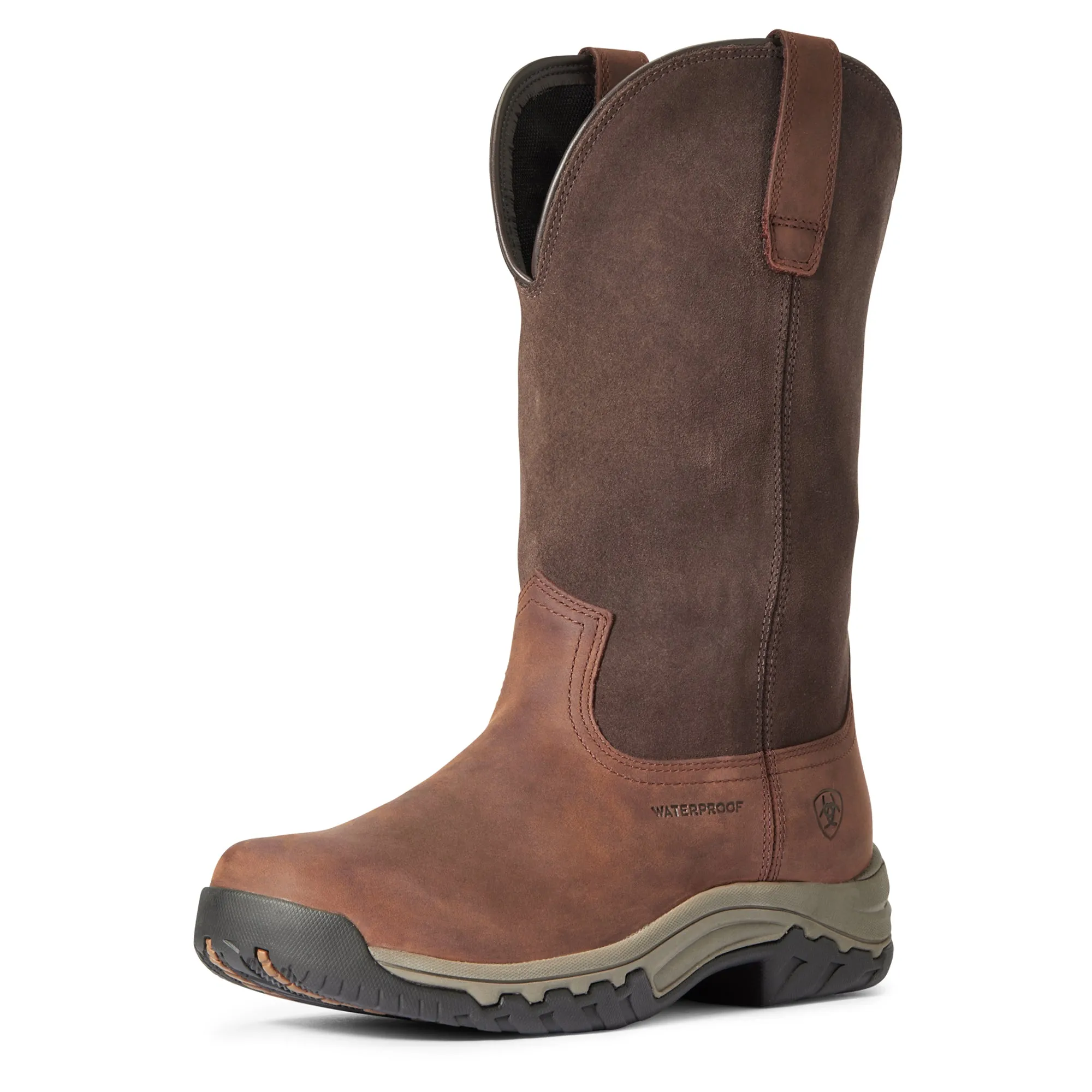 'Ariat' Women's 11" Terrain WP Pull On - Brown