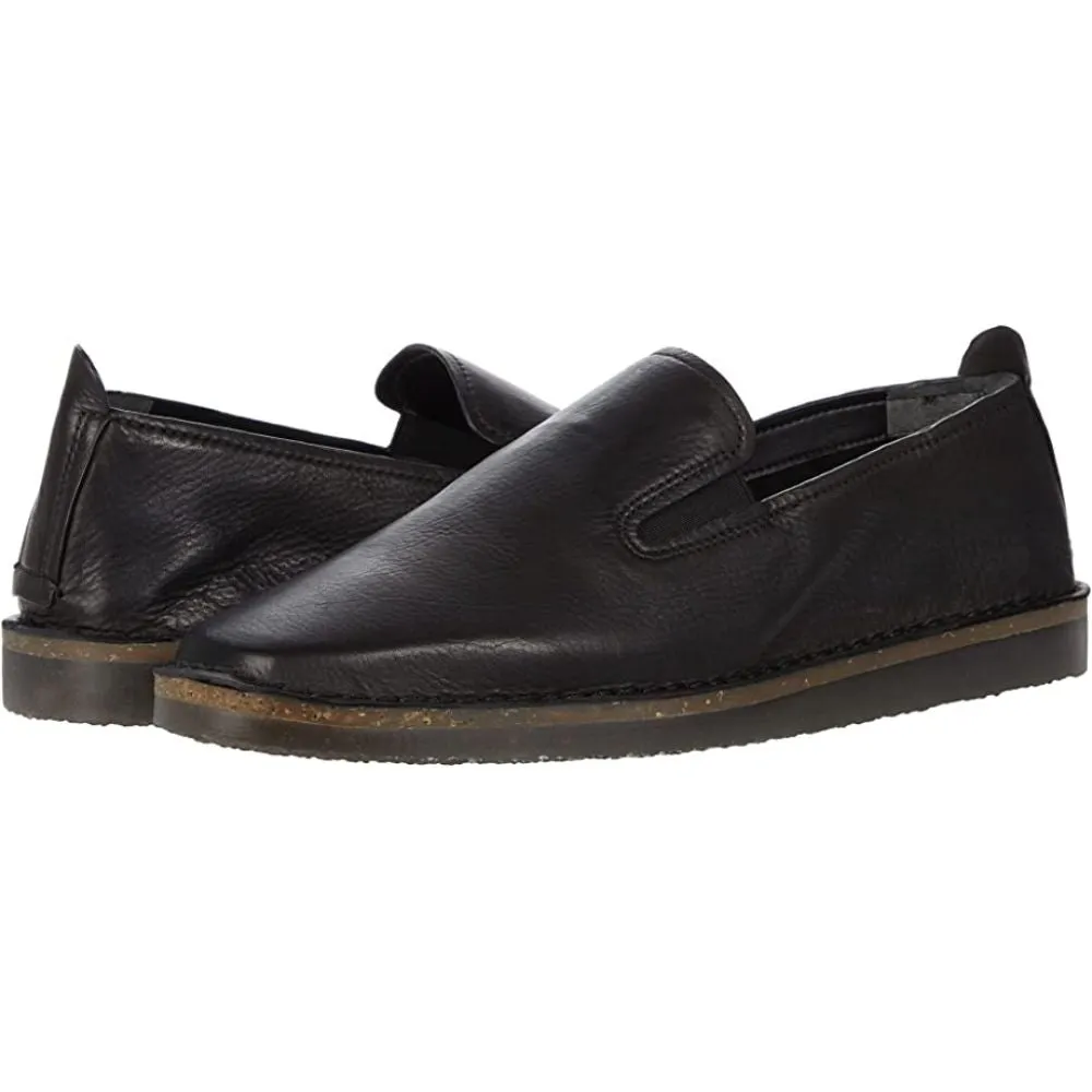 Ariga Black Leather Franco Sarto Flats