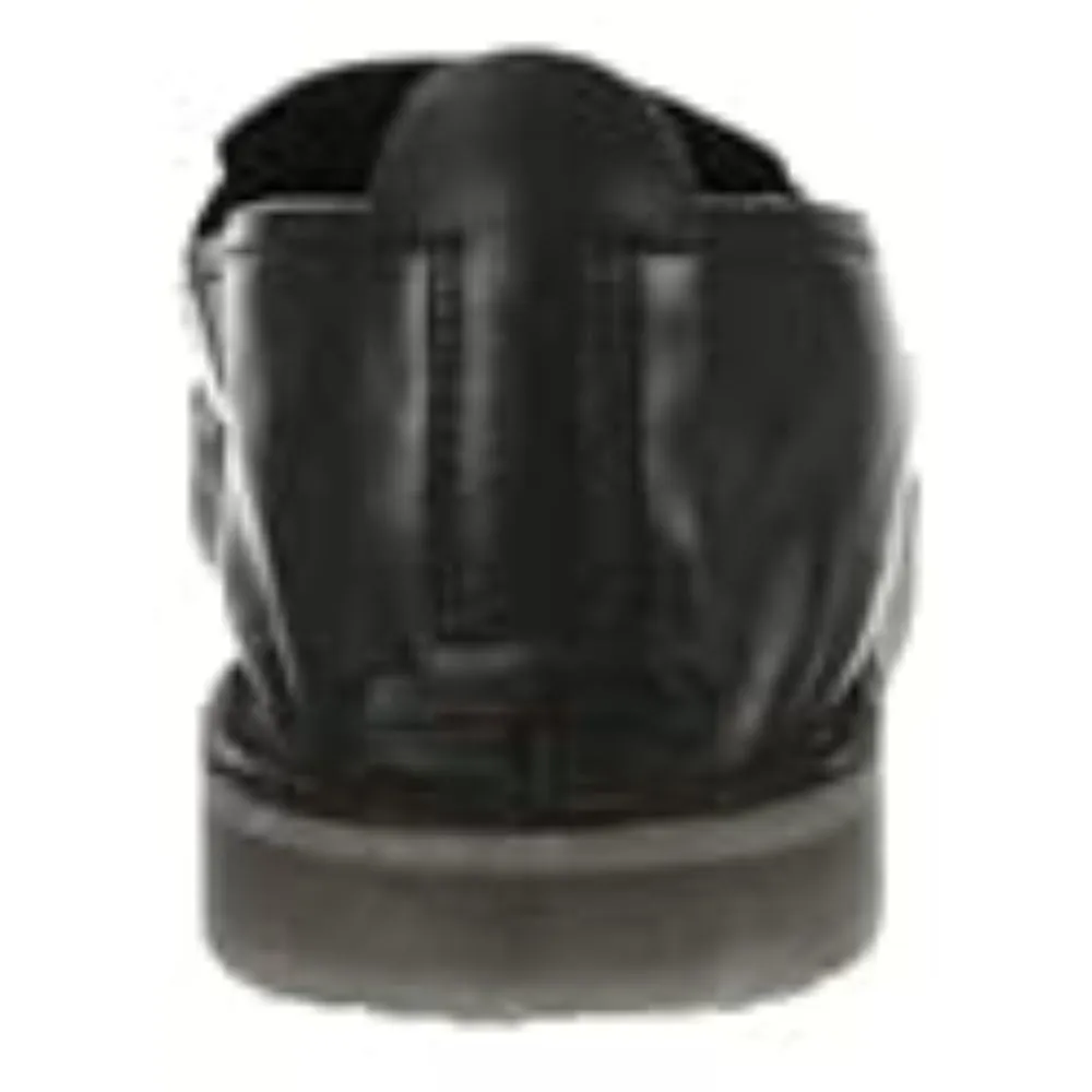 Ariga Black Leather Franco Sarto Flats