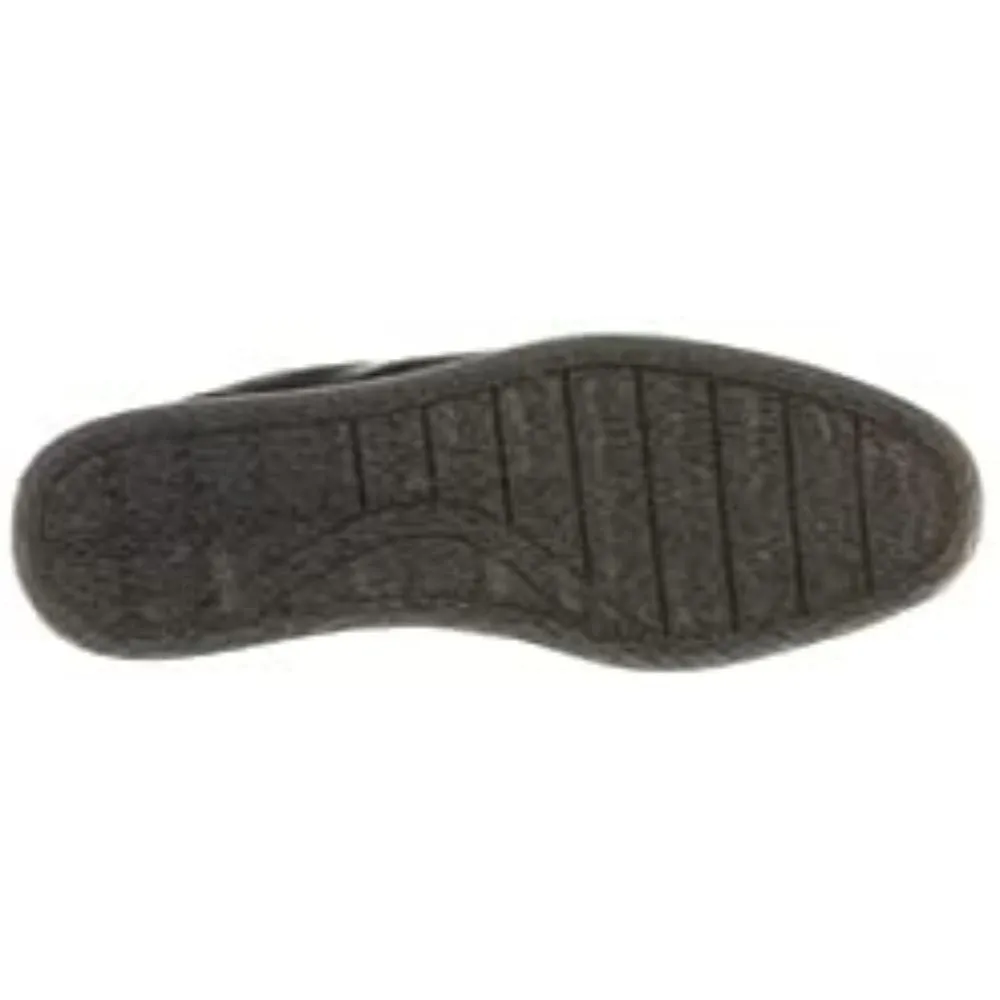 Ariga Black Leather Franco Sarto Flats
