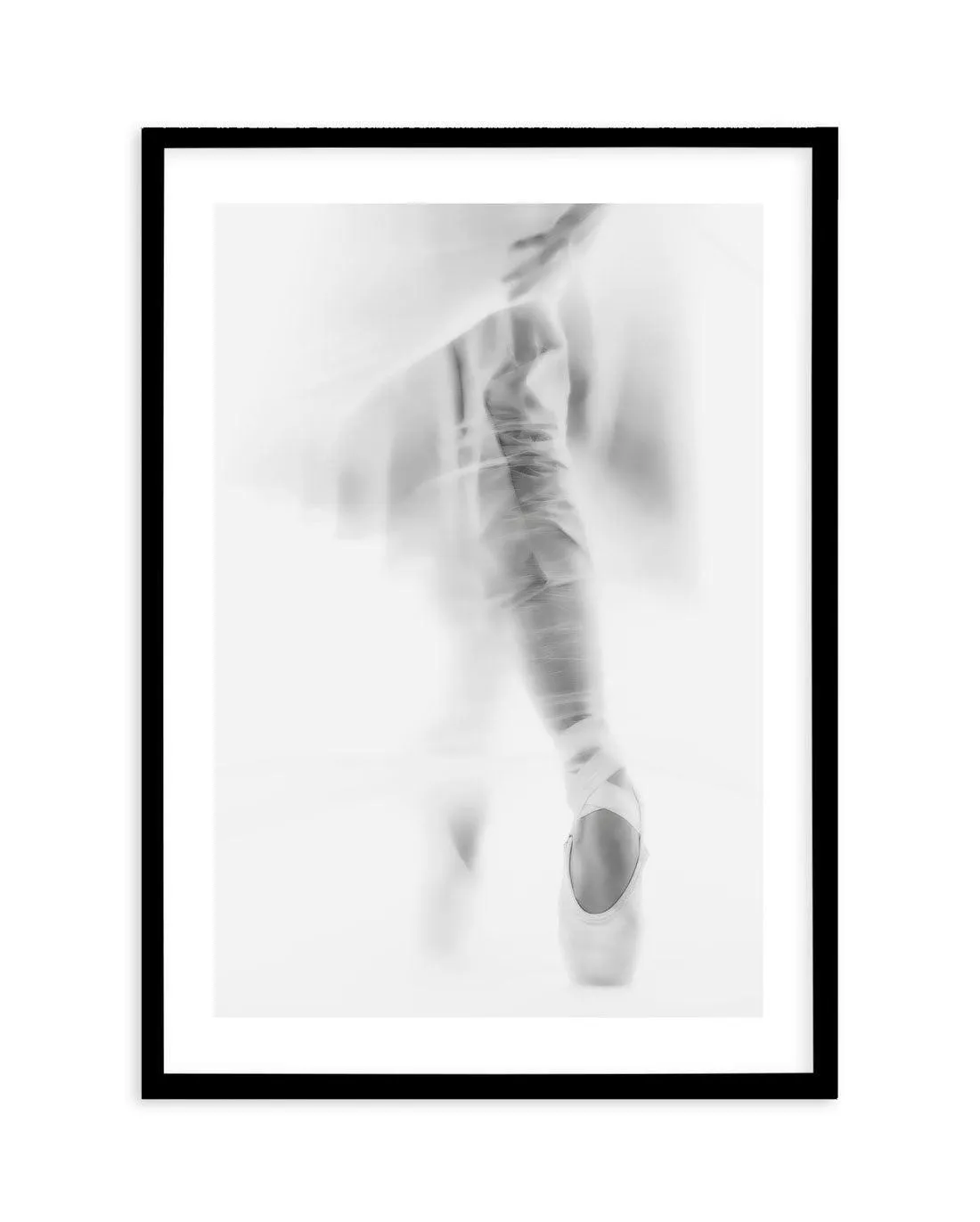 Ballerina Silhouette II Art Print