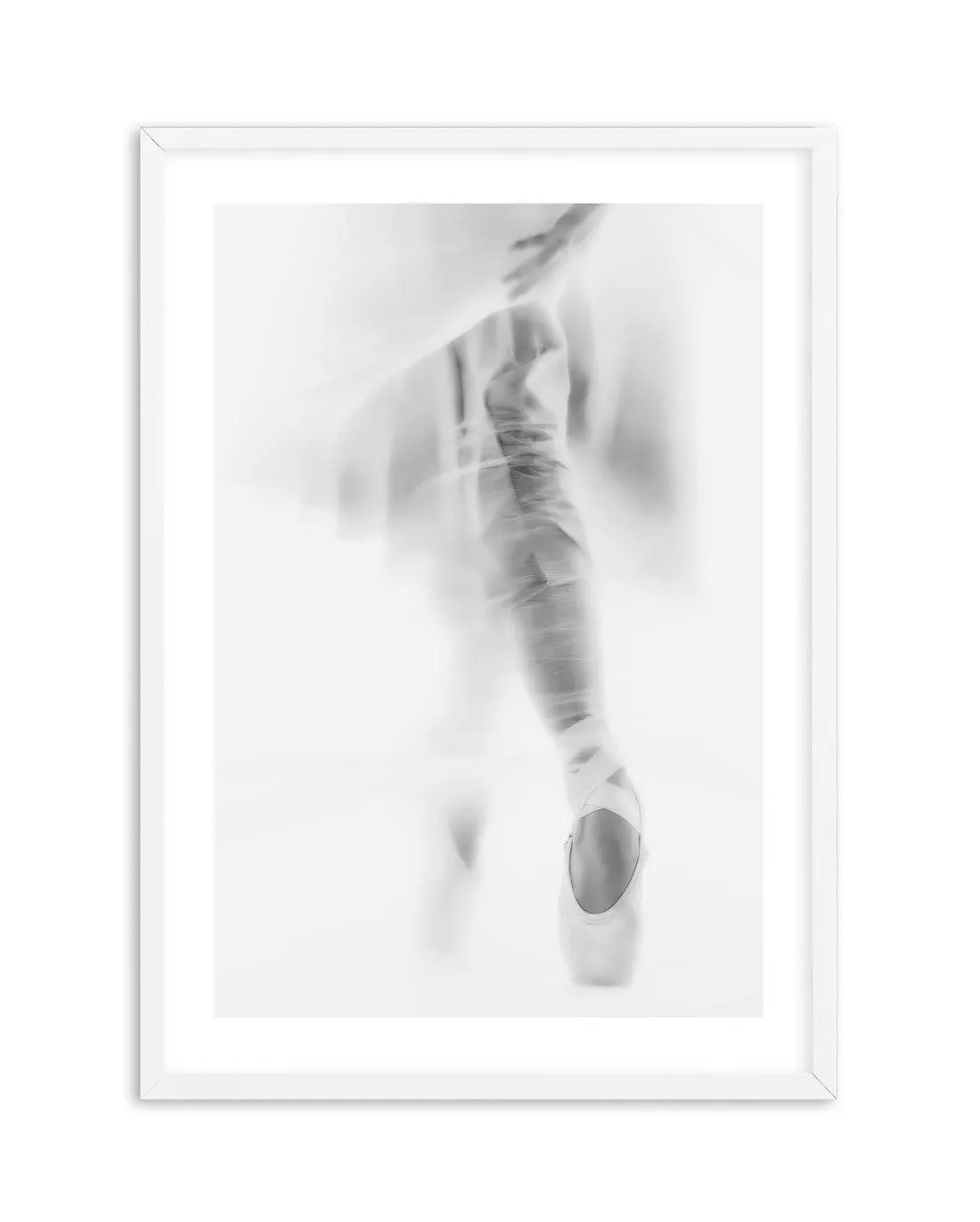 Ballerina Silhouette II Art Print
