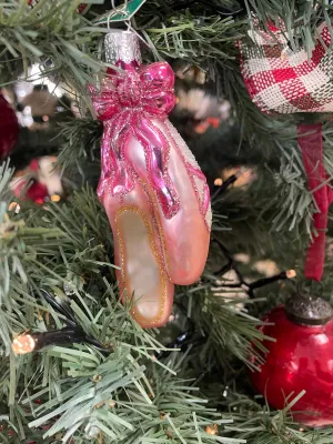 Ballet Toe Shoes Dancer Ornament - Clearance