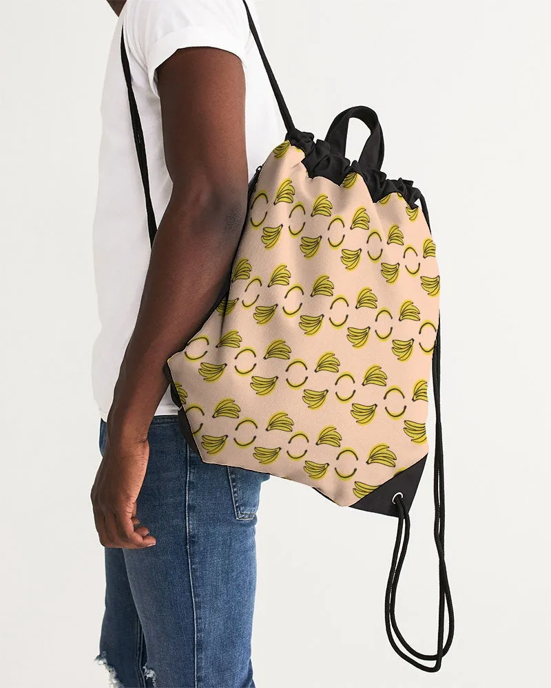 Banana Dance Canvas Drawstring Bag