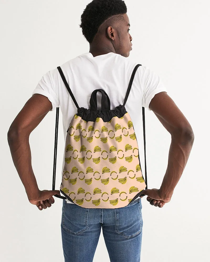 Banana Dance Canvas Drawstring Bag