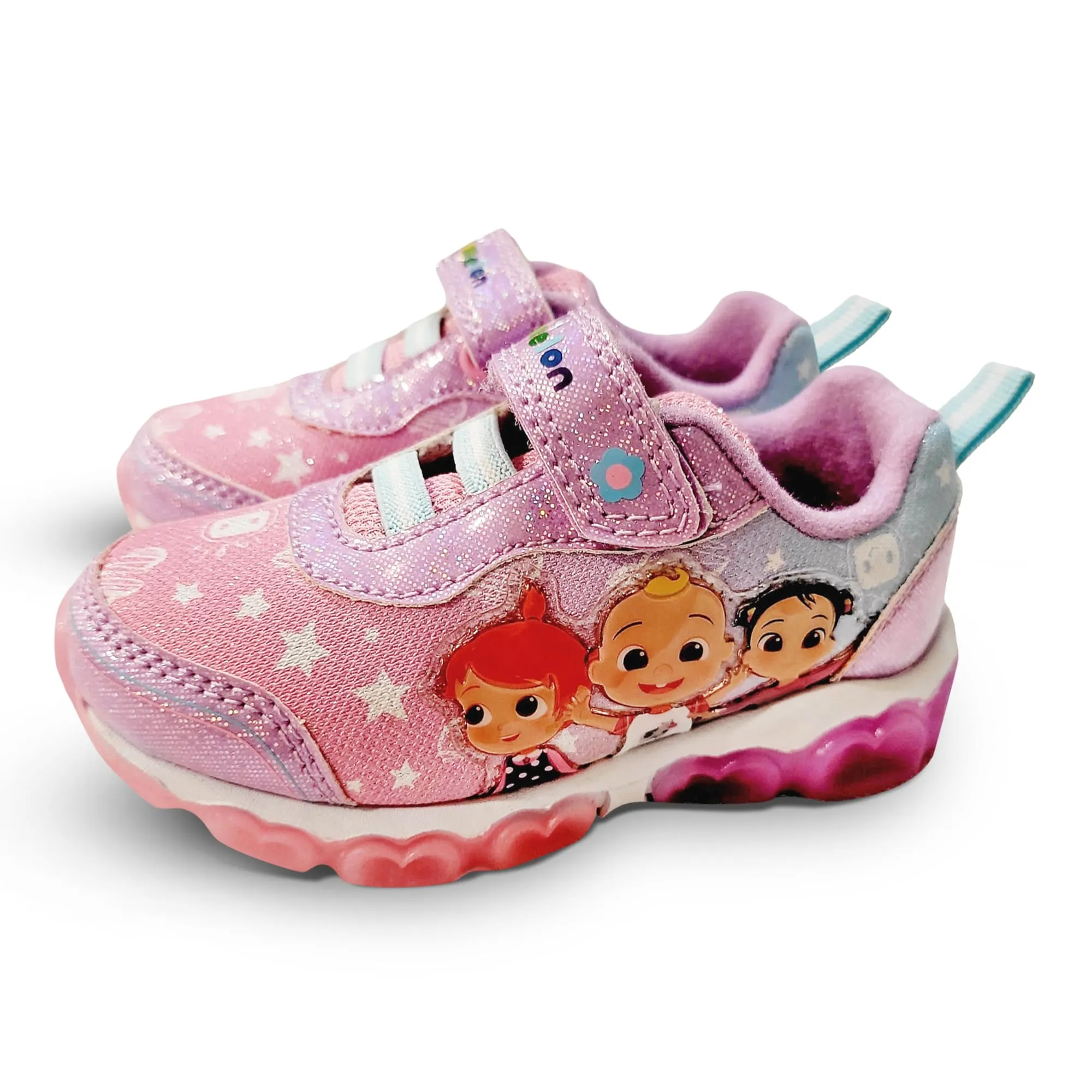 Bazillion Dreams Cocomelon Girl's Lighted Athletic Sneaker