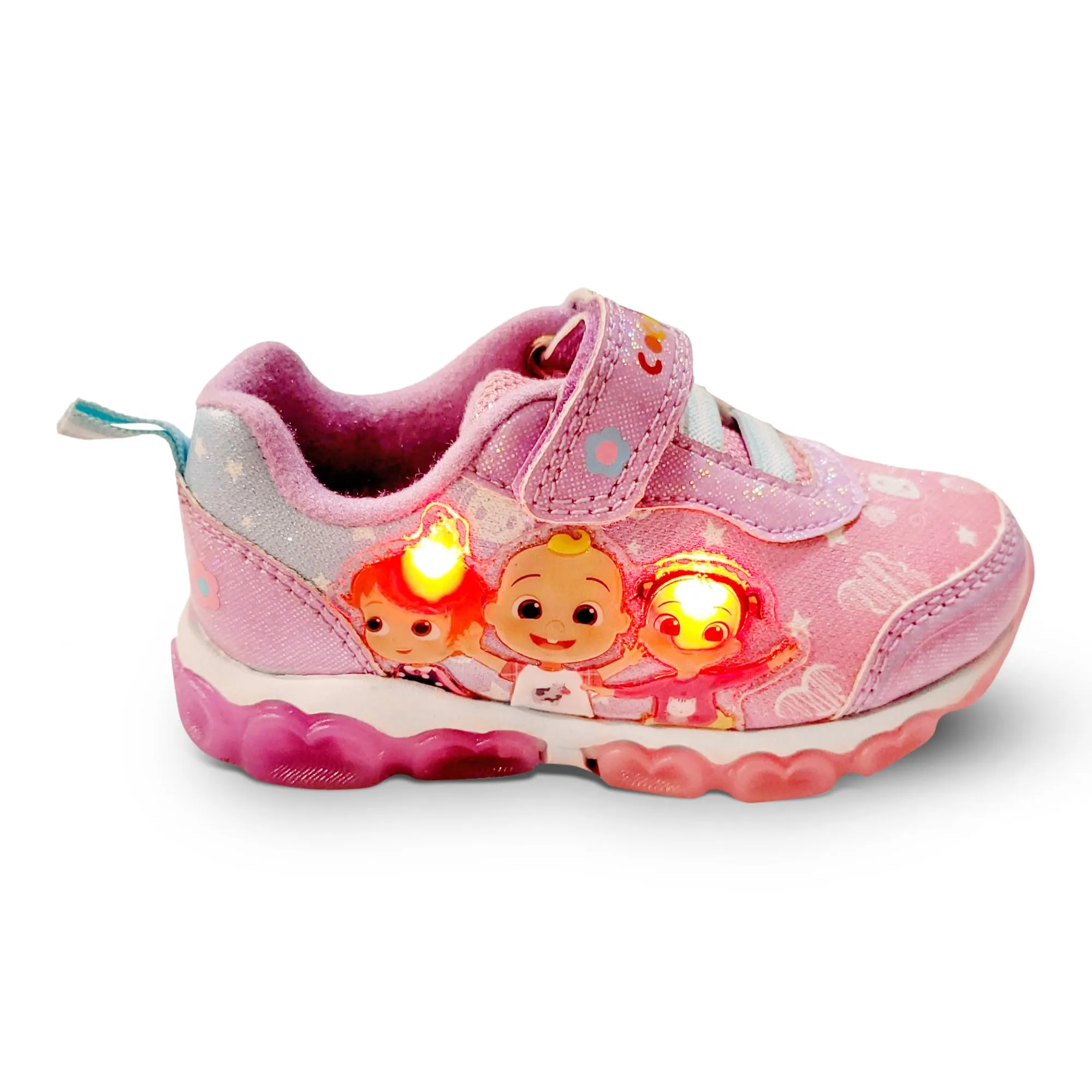 Bazillion Dreams Cocomelon Girl's Lighted Athletic Sneaker