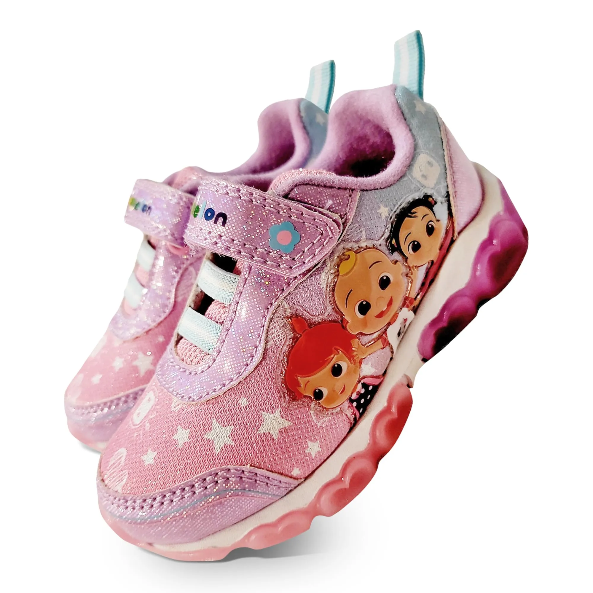 Bazillion Dreams Cocomelon Girl's Lighted Athletic Sneaker