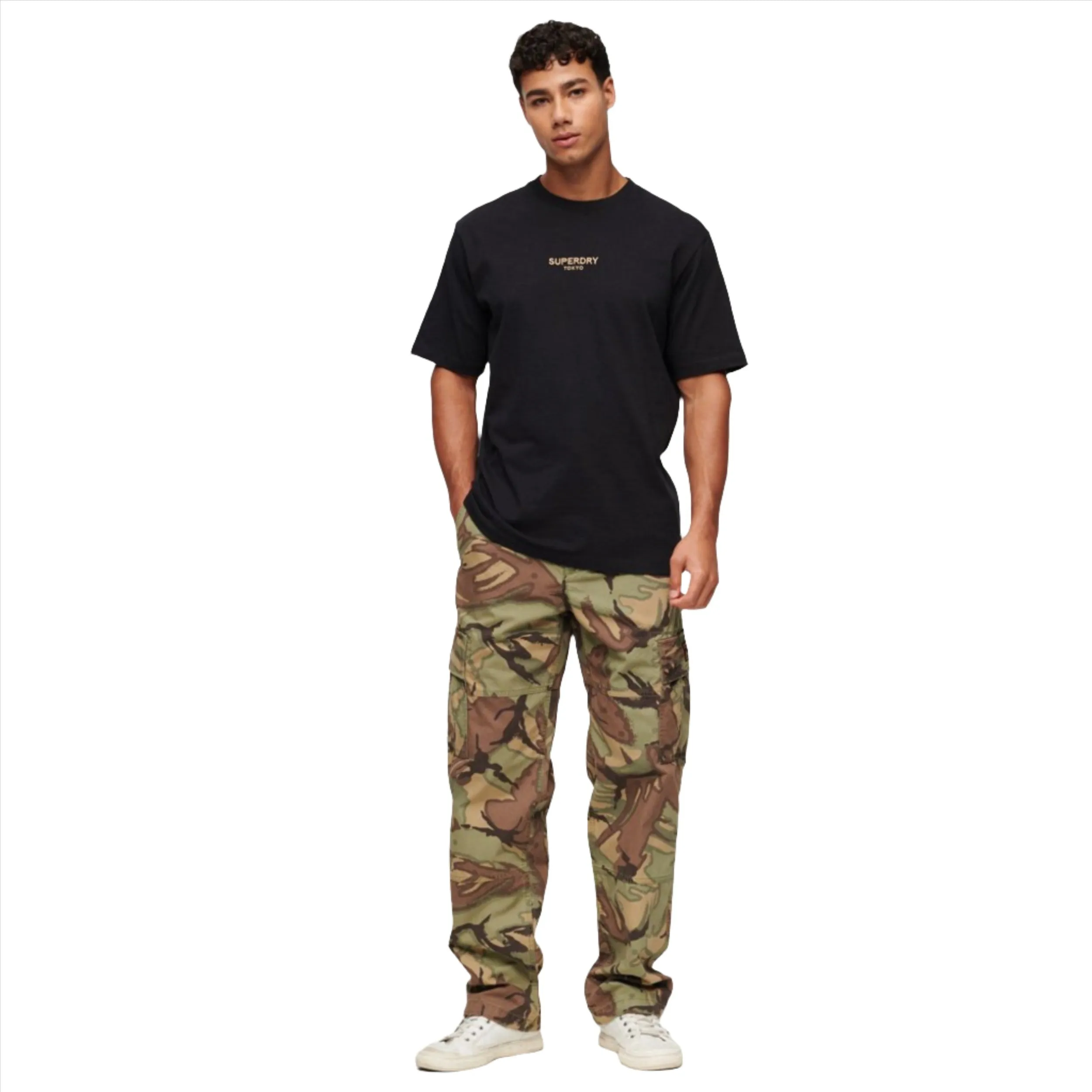 Black/Gold Luxury Sport Loose T-Shirt