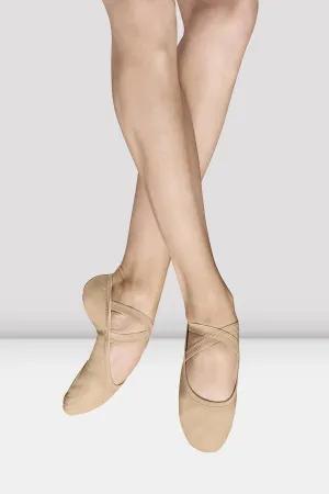 Bloch - Child Performa Stretch Canvas Ballet Shoes - Child (S0284G) - Sand