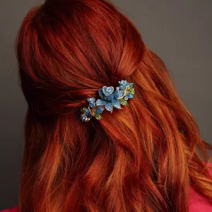 Blue Crystal Hair Clip