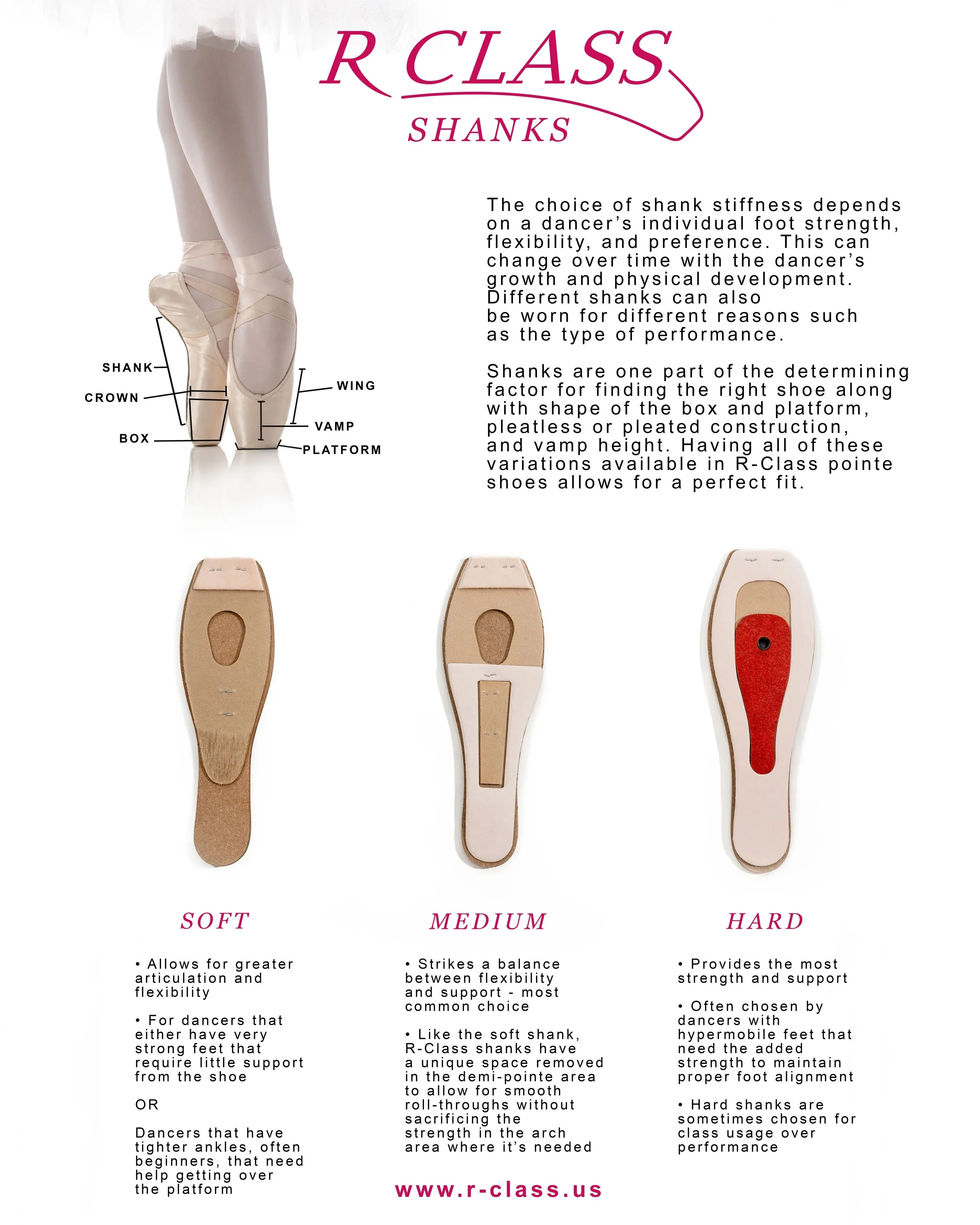 BRILLANTE RC20 Pointe Shoe by R Class