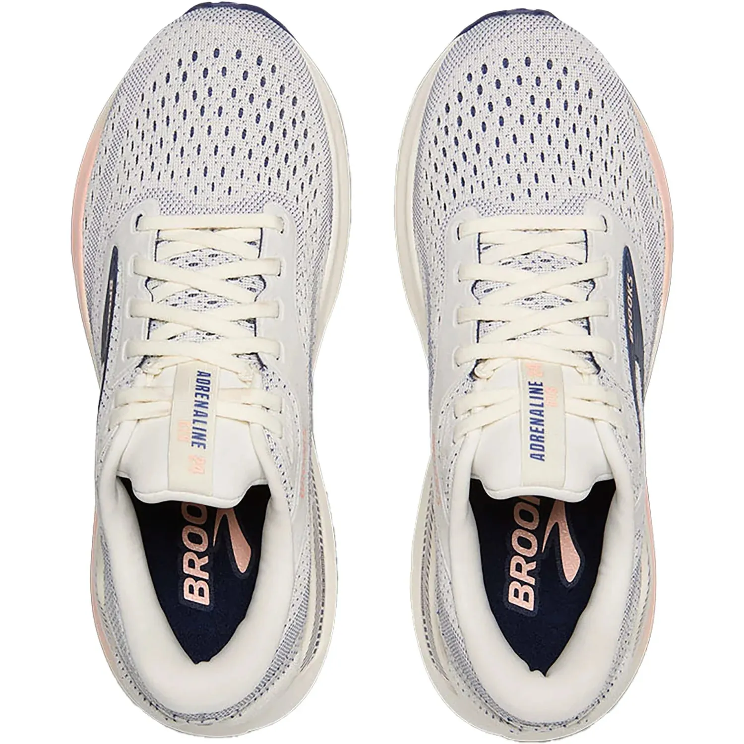 Brooks Adrenaline GTS 24 Grey Blue Ribbon Peach Women's