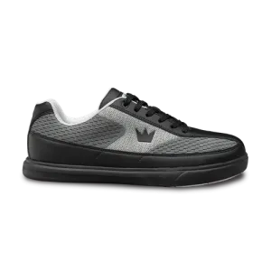 Brunswick Mens Renegade Mesh Grey Wide Bowling Shoes
