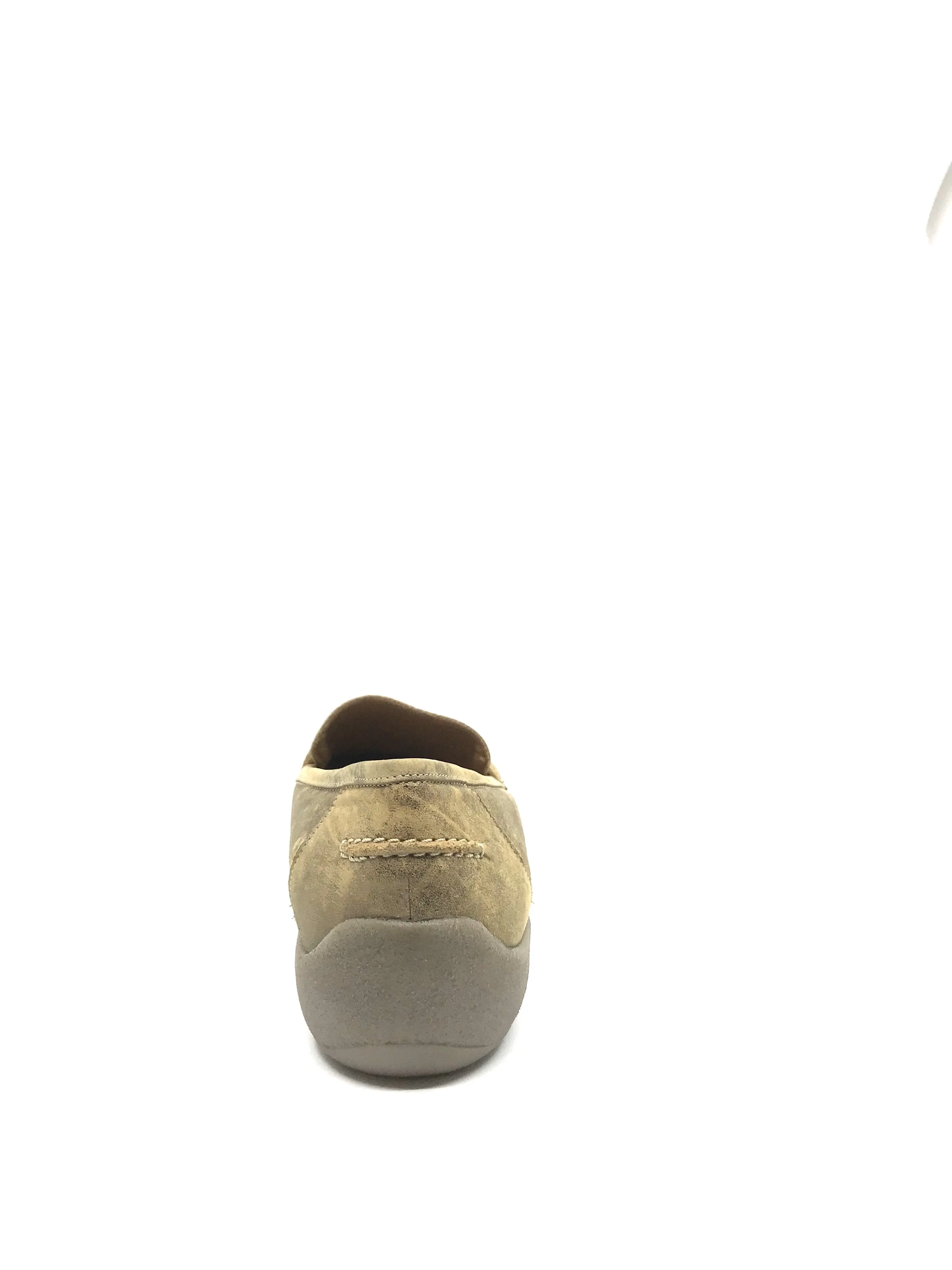 Cadel Platino Gold Leather Sesto Meucci Loafer Flats