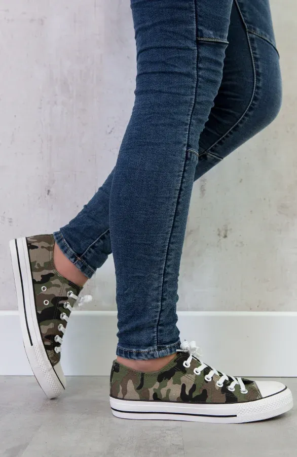 Canvas Sneakers Camouflage