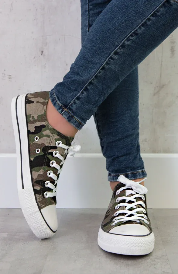 Canvas Sneakers Camouflage