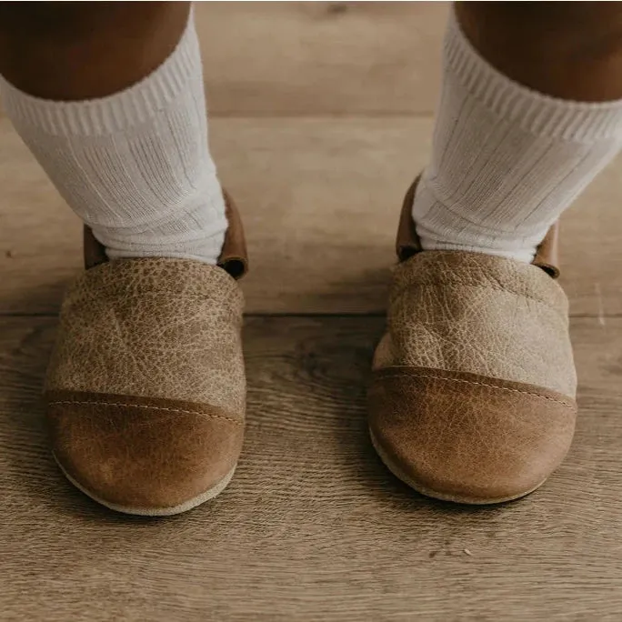 Caramel & Latte Two Tone Loafer Shoes