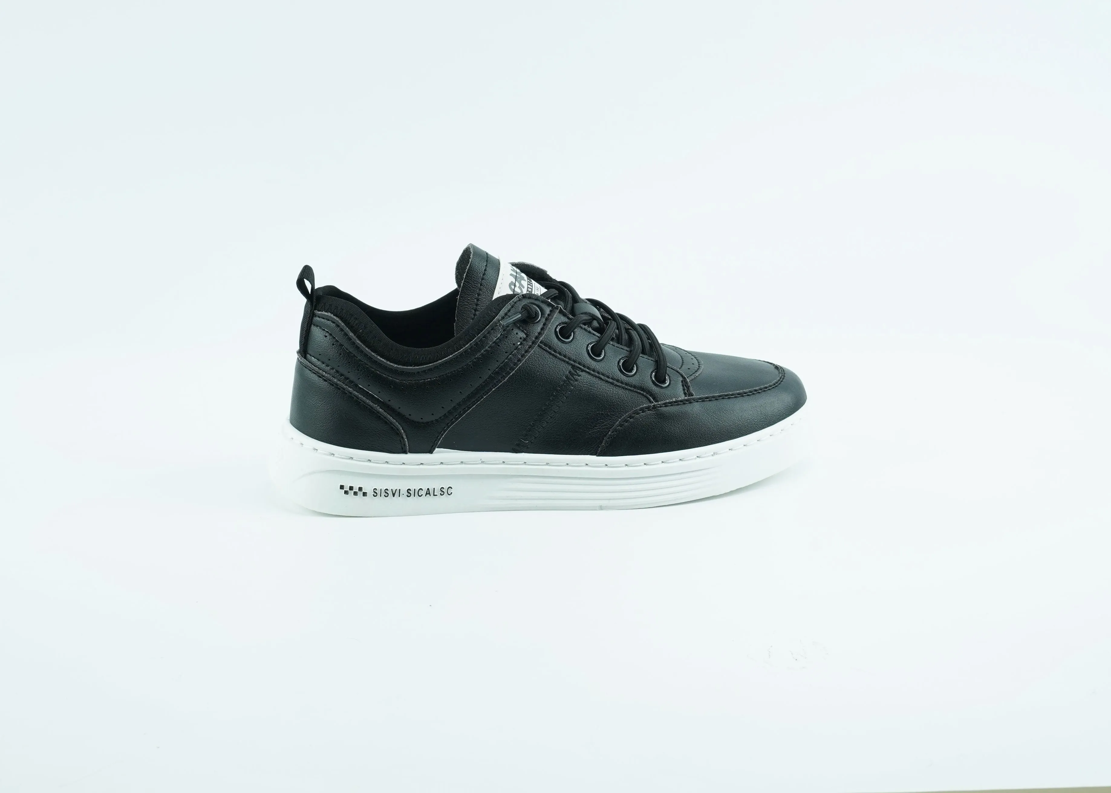 Casual black shoes for men