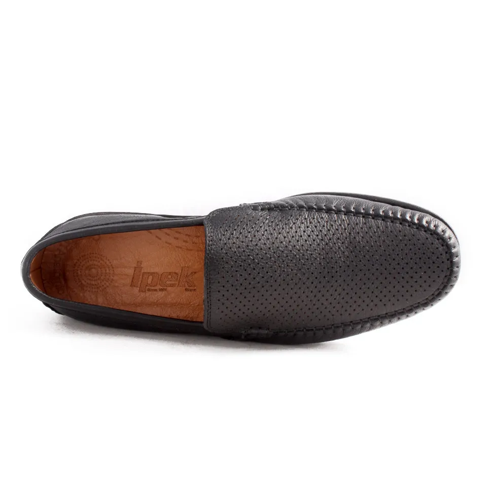 casual topsider shoes / black / made in Turkey -7792