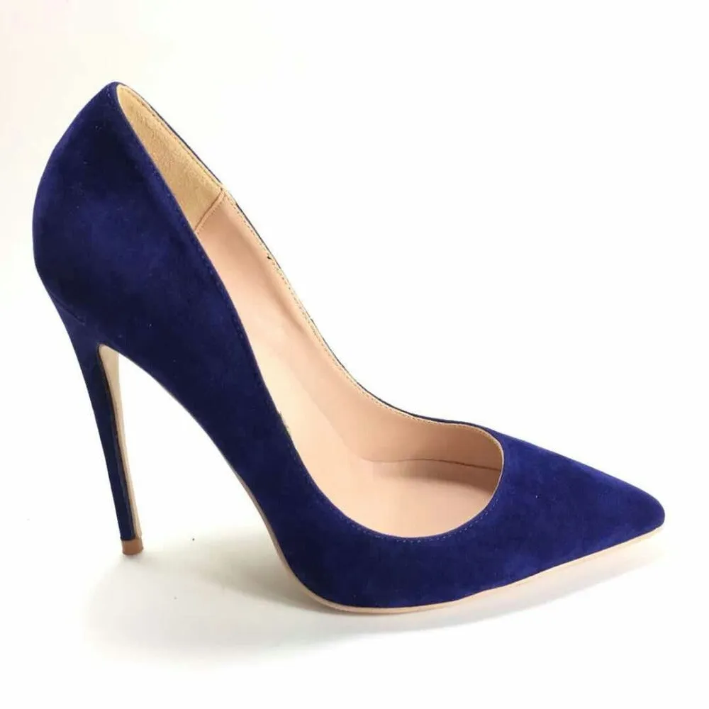 Chic Suede Stiletto Heels Shoes