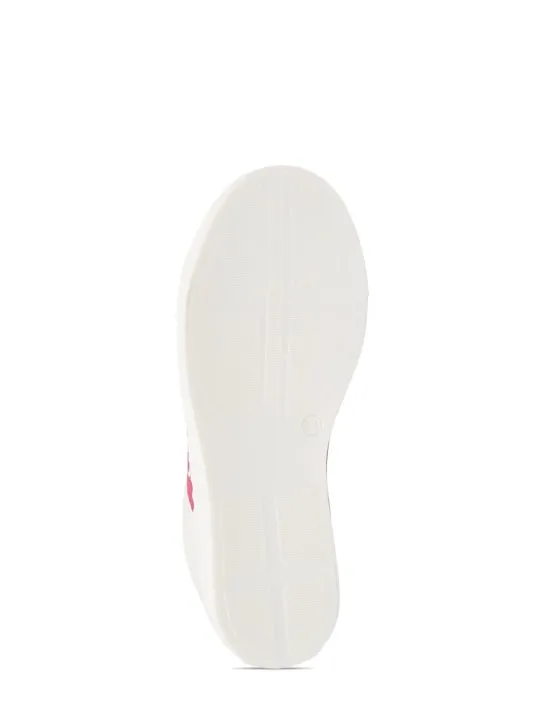 Chloé   Leather lace-up sneakers 