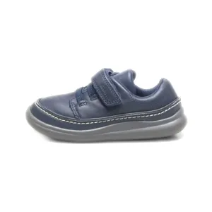 Clarks Crest Aero Sneakers Leather Blue Colour For Kids