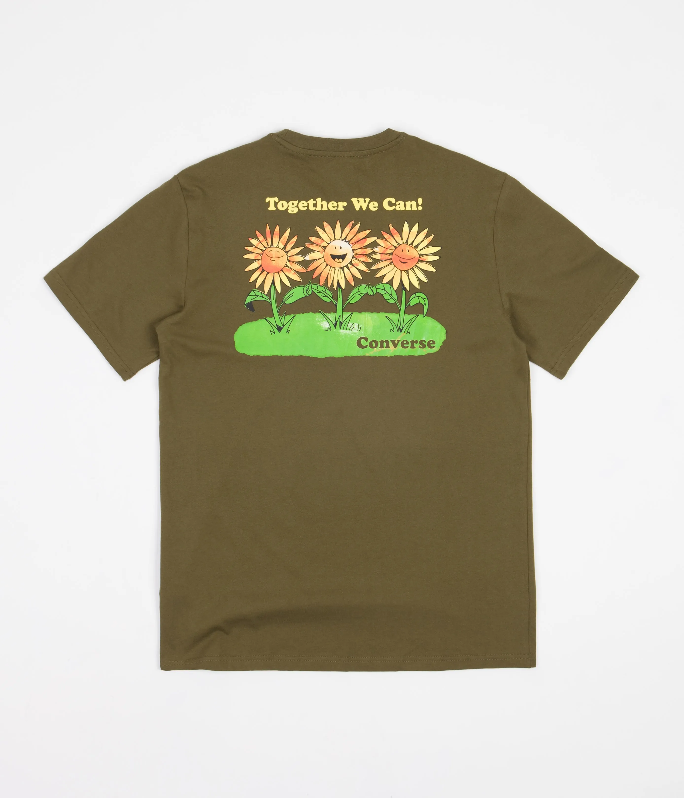 Converse Renew Graphic Pocket T-Shirt - Dark Moss