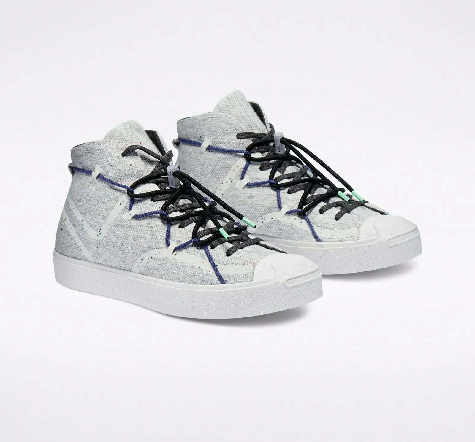 Converse Renew Jack Purcell 170947C Men's Mid White Athletic Sneaker Shoes HS656