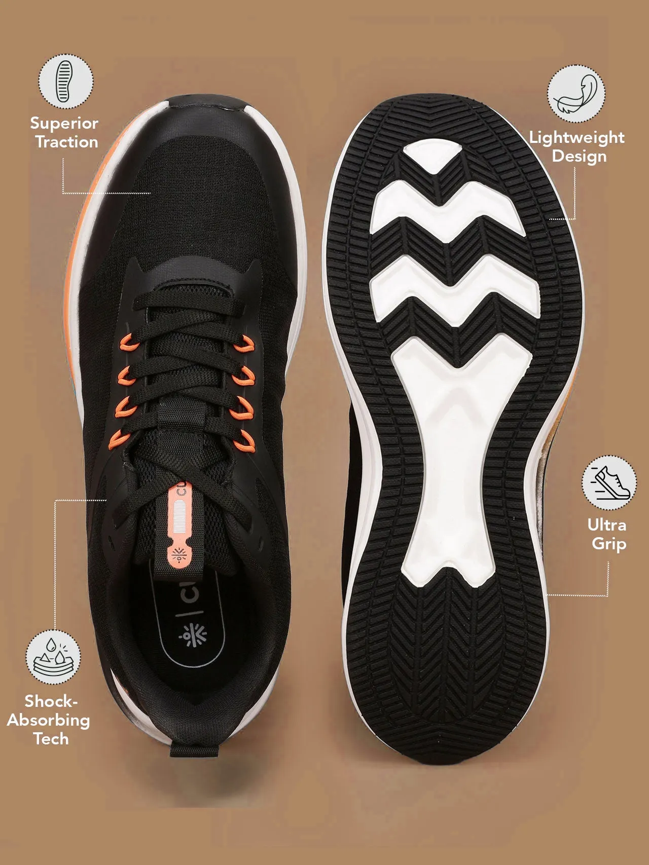 Cult Versa Freeway Running shoes - Black/Red