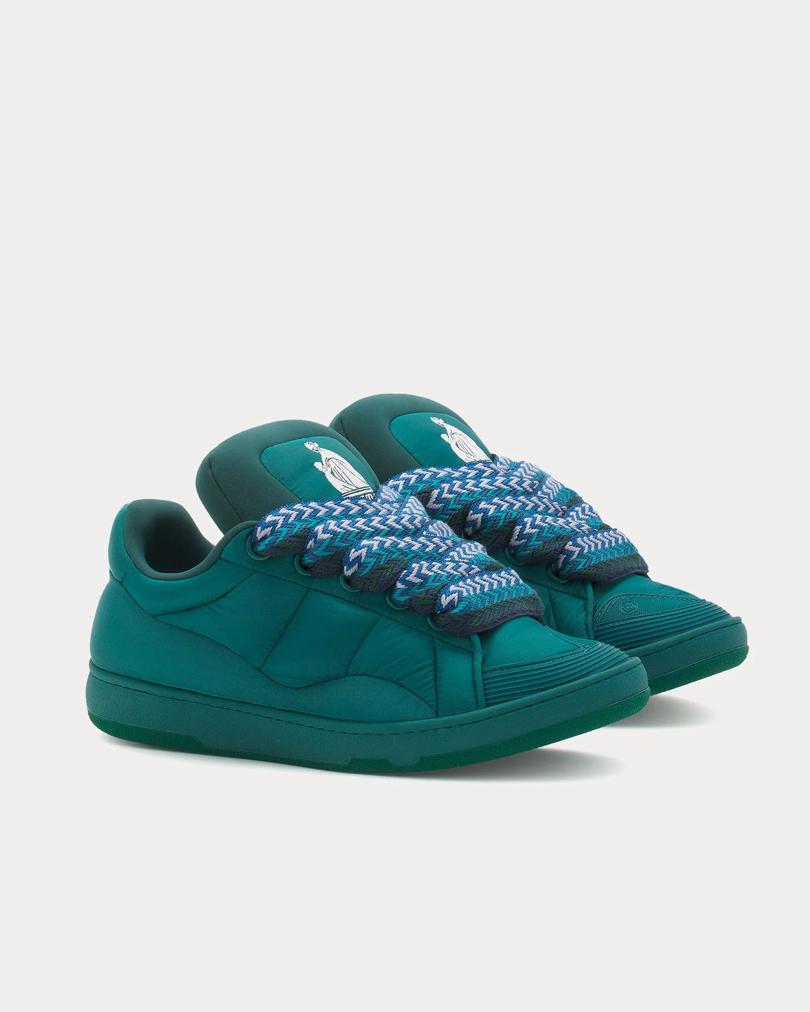 Curb XL Nylon Forest Low Top Sneakers