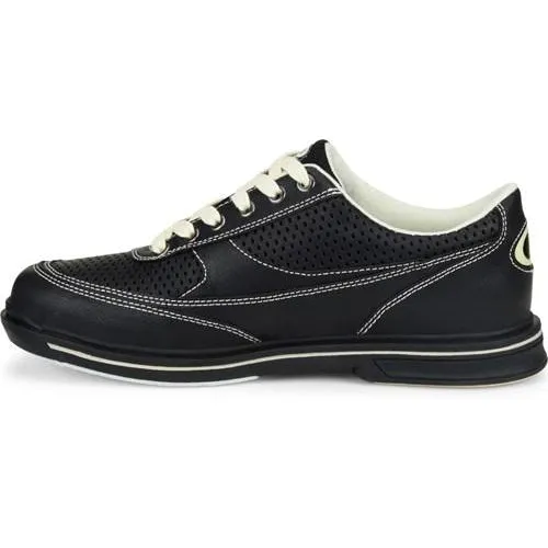 Dexter Mens Turbo Pro Black Cream Wide Bowling Shoes