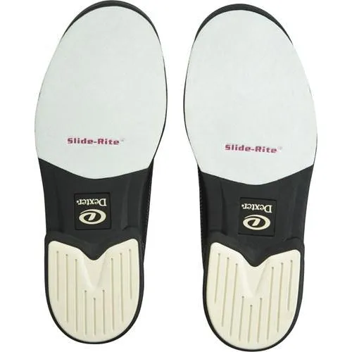Dexter Mens Turbo Pro Black Cream Wide Bowling Shoes