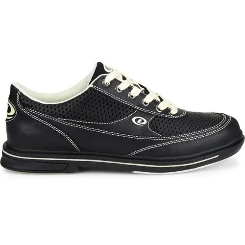 Dexter Mens Turbo Pro Black Cream Wide Bowling Shoes