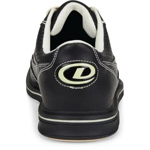 Dexter Mens Turbo Pro Black Cream Wide Bowling Shoes